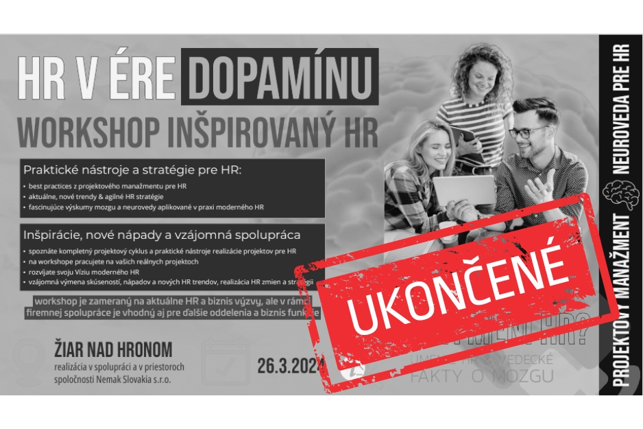 MAREC 2024 ▪ HR V ÉRE DOPAMÍNU I Žiar nad Hronom