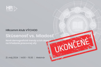 MÁJ 2024 ▪ SKÚSENOSŤ VS. MLADOSŤ I Online