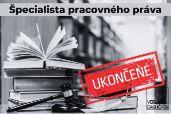 SEPTEMBER / NOVEMBER 2024 ▪  ŠPECIALISTA PRACOVNÉHO PRÁVA I Bratislava I Online