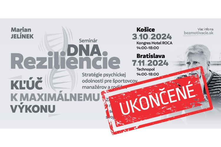 OKTÓBER / NOVEMBER 2024 ▪ DNA REZILIENCIE: Kľúč k maximálnemu výkonu I Košice I Bratislava