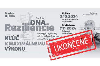 OKTÓBER / NOVEMBER 2024 ▪ DNA REZILIENCIE: Kľúč k maximálnemu výkonu I Košice I Bratislava