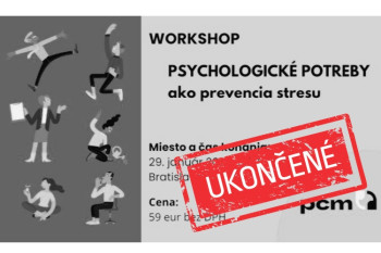 JANUÁR 2025 ▪ PSYCHOLOGICKÉ POTREBY ako prevencia stresu I Bratislava