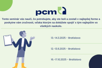 OKTÓBER 2025 ▪ TRÉNING METÓDY PROCESS COMMUNICATION MODEL® I Bratislava 