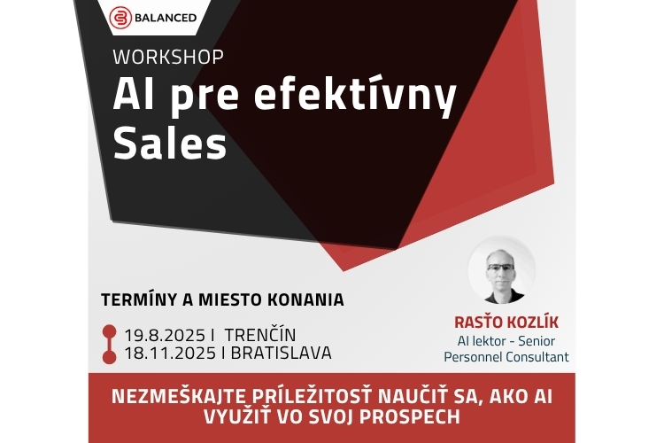 Workshop AI pre efektívny Sales