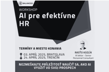 Workshop AI pre efektívne HR