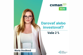 Darovať alebo investovať? Vaše 2 % môžu byť investíciou do vzdelávania mladých ľudí na Slovensku