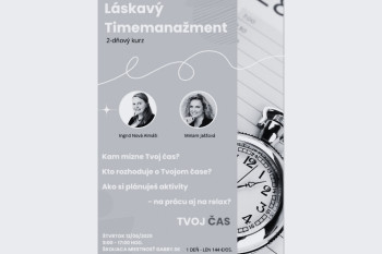 Láskavý TIMEMANAŽMENT 2 dňový kurz