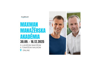 Maxman manažérska akadémia | ONLINE | jeseň 2025