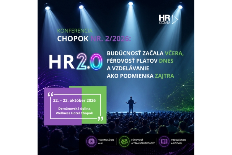 Konferencia Chopok Nr. 2/2026: HR 2.0: bud&uacute;cnosť začala včera, f&eacute;rovosť platov dnes a vzdel&aacute;vanie ako podmienka zajtra